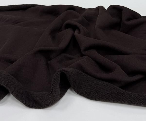 Футер 3-х ниточный микроначес велюр эффект Шоколад 3СН104