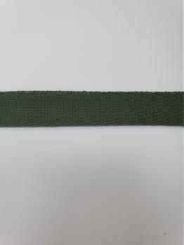 Тесьма киперная хаки хлопок 1,8г/см 13мм ТК091
